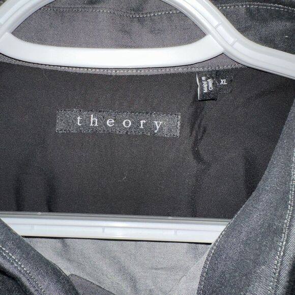 NWOT Theory Sylvain Shirt in Good Cotton - Picture 5 of 9